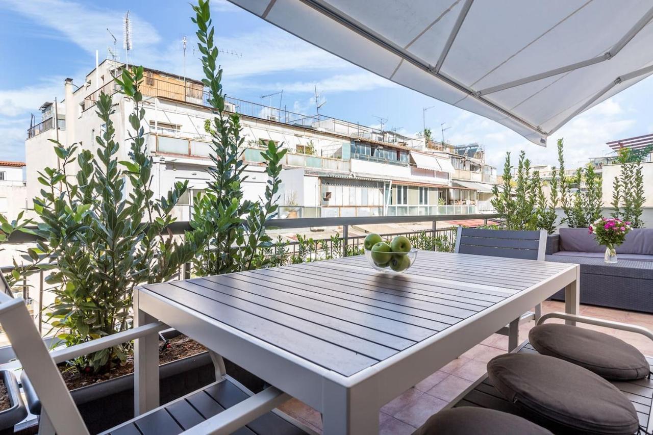 Appartamento Syntagma Modern New Flat, Large Balcony With View Atene Esterno foto