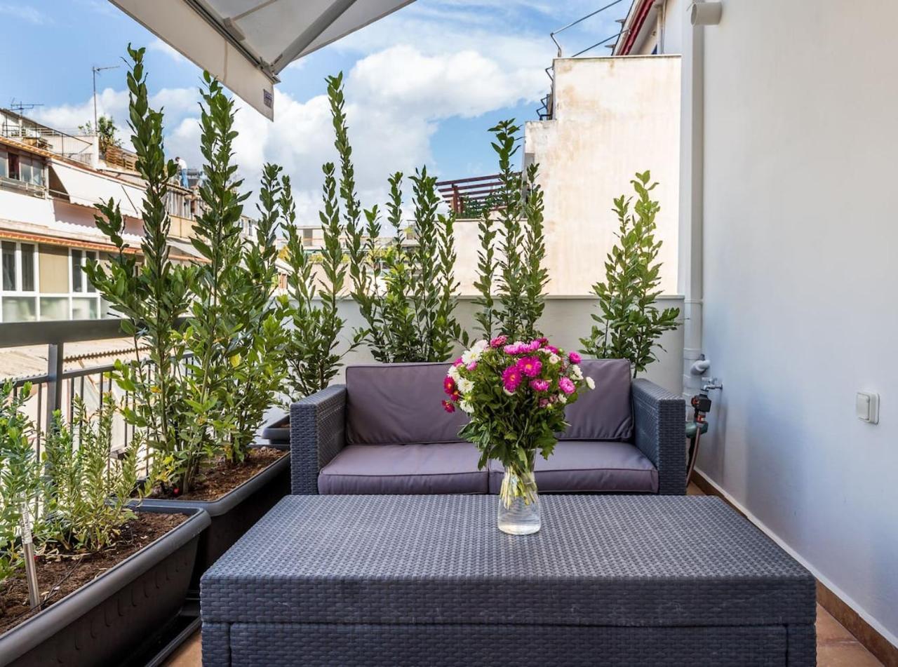 Appartamento Syntagma Modern New Flat, Large Balcony With View Atene Esterno foto